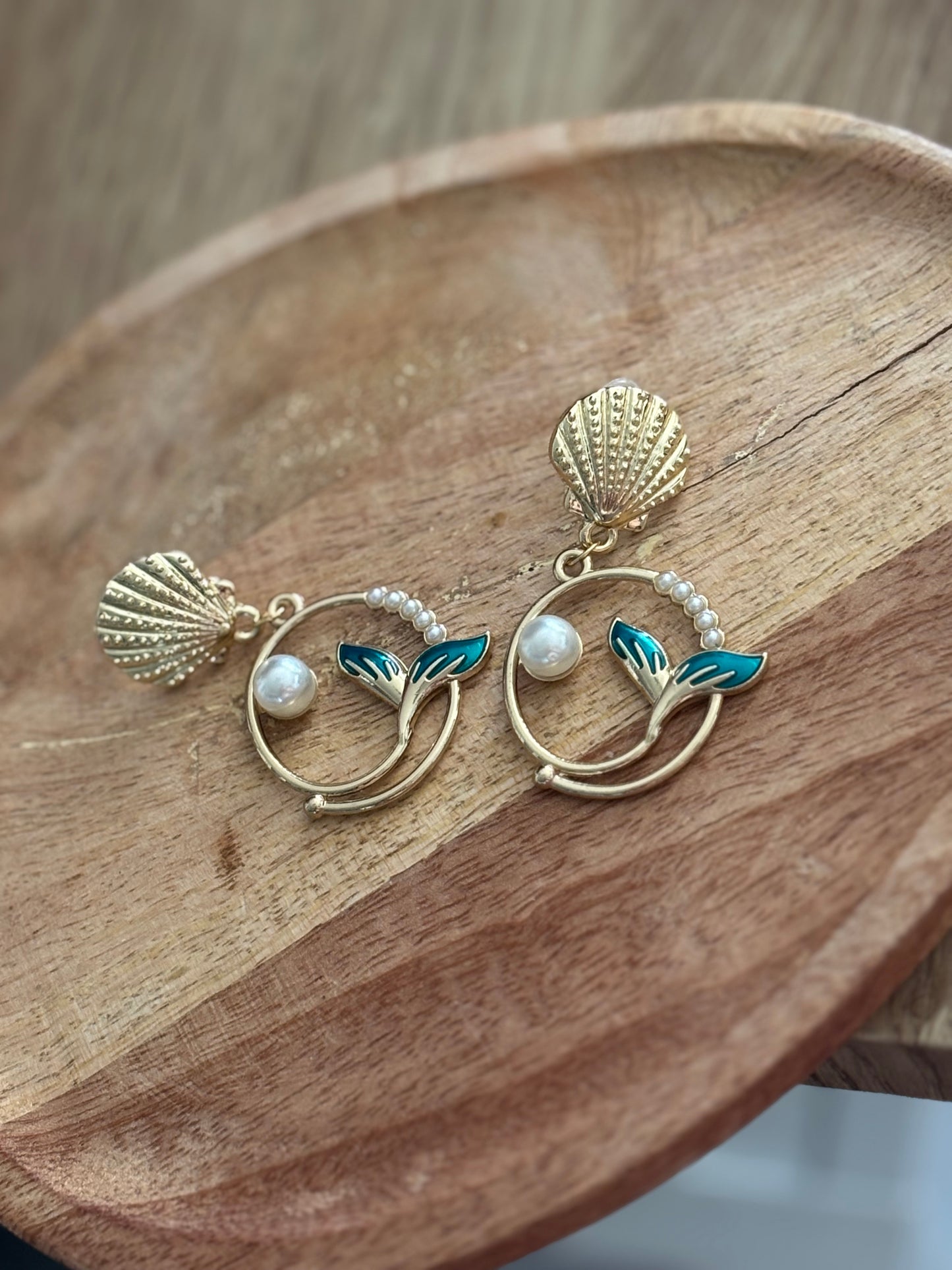 Boucles d’oreilles sirène