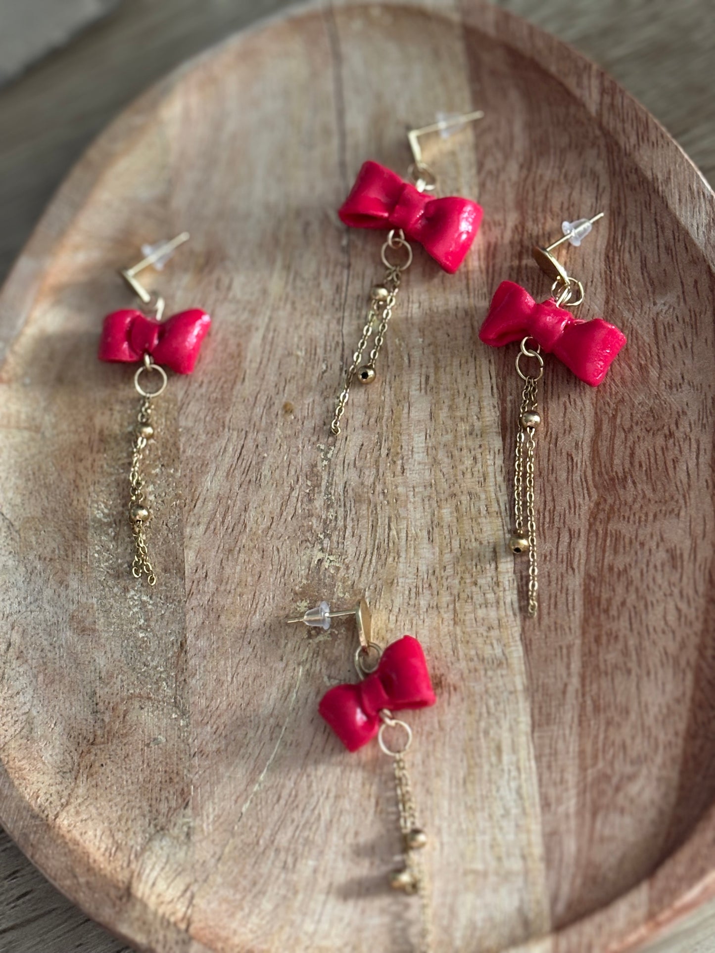 Boucles d’oreilles noeud