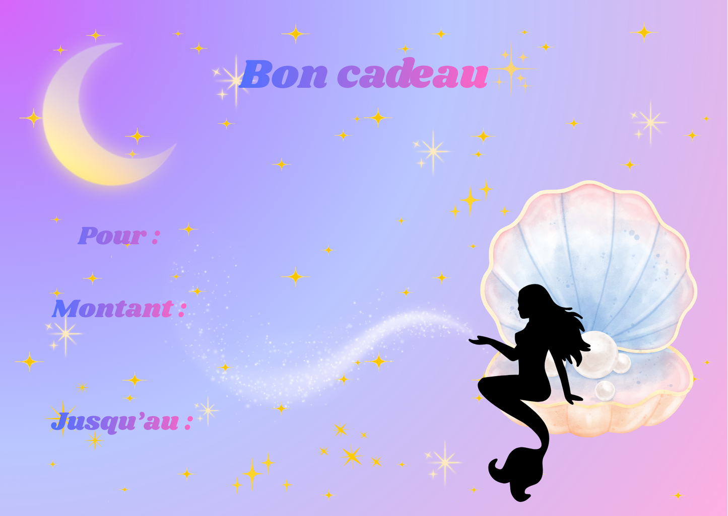 Carte cadeau Le secret des sirènes de Mima