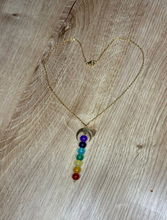 Collier " équilibre lunaire et chakras "