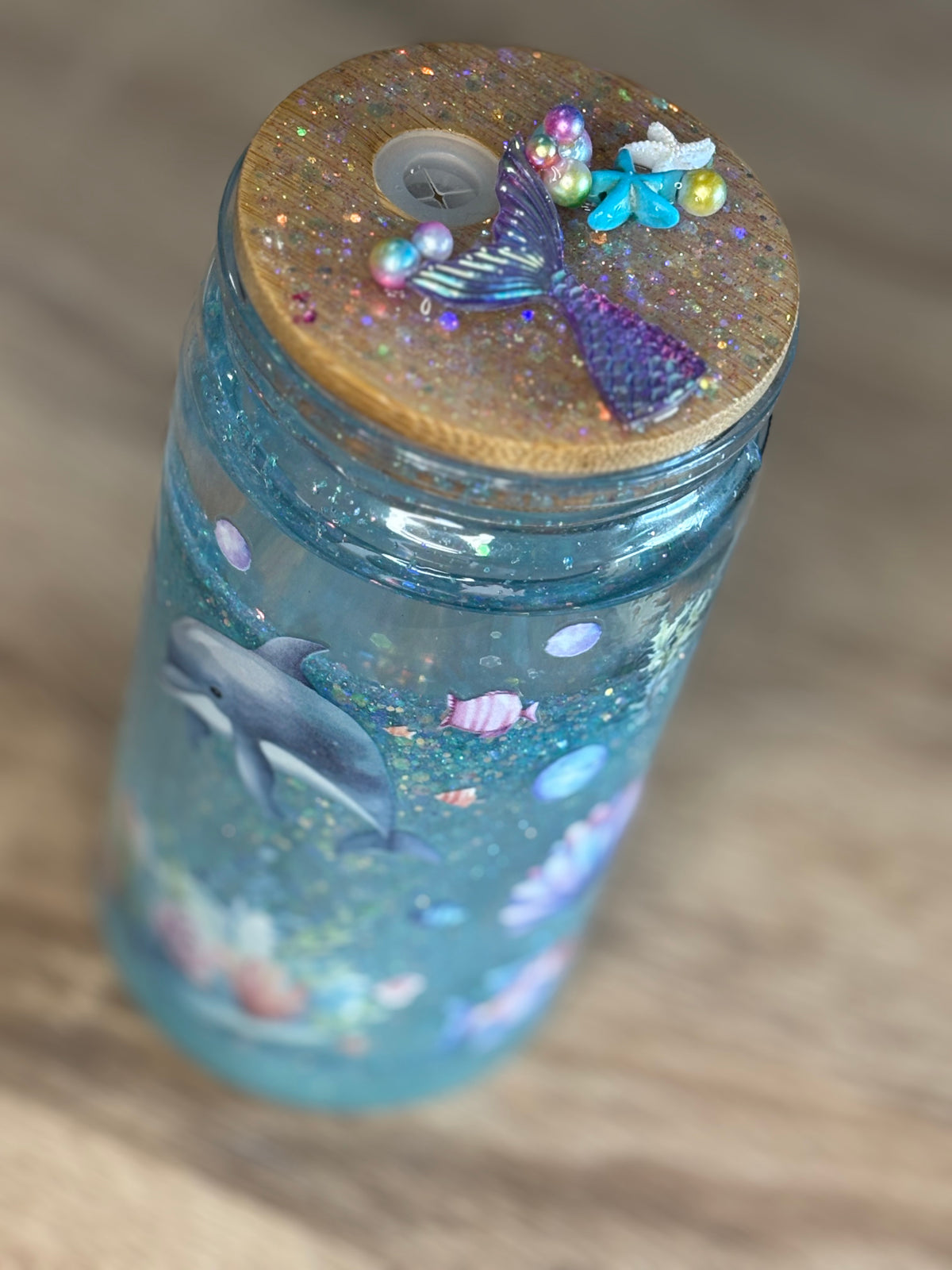 Verre-paille dauphin