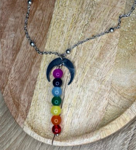 Collier “Équilibre Lunaire & Chakras”
