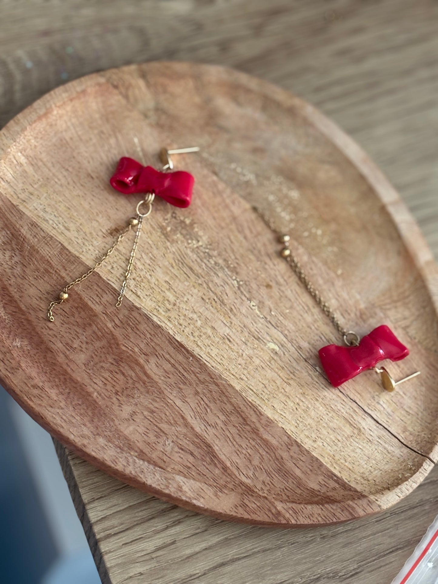 Boucles d’oreilles noeud