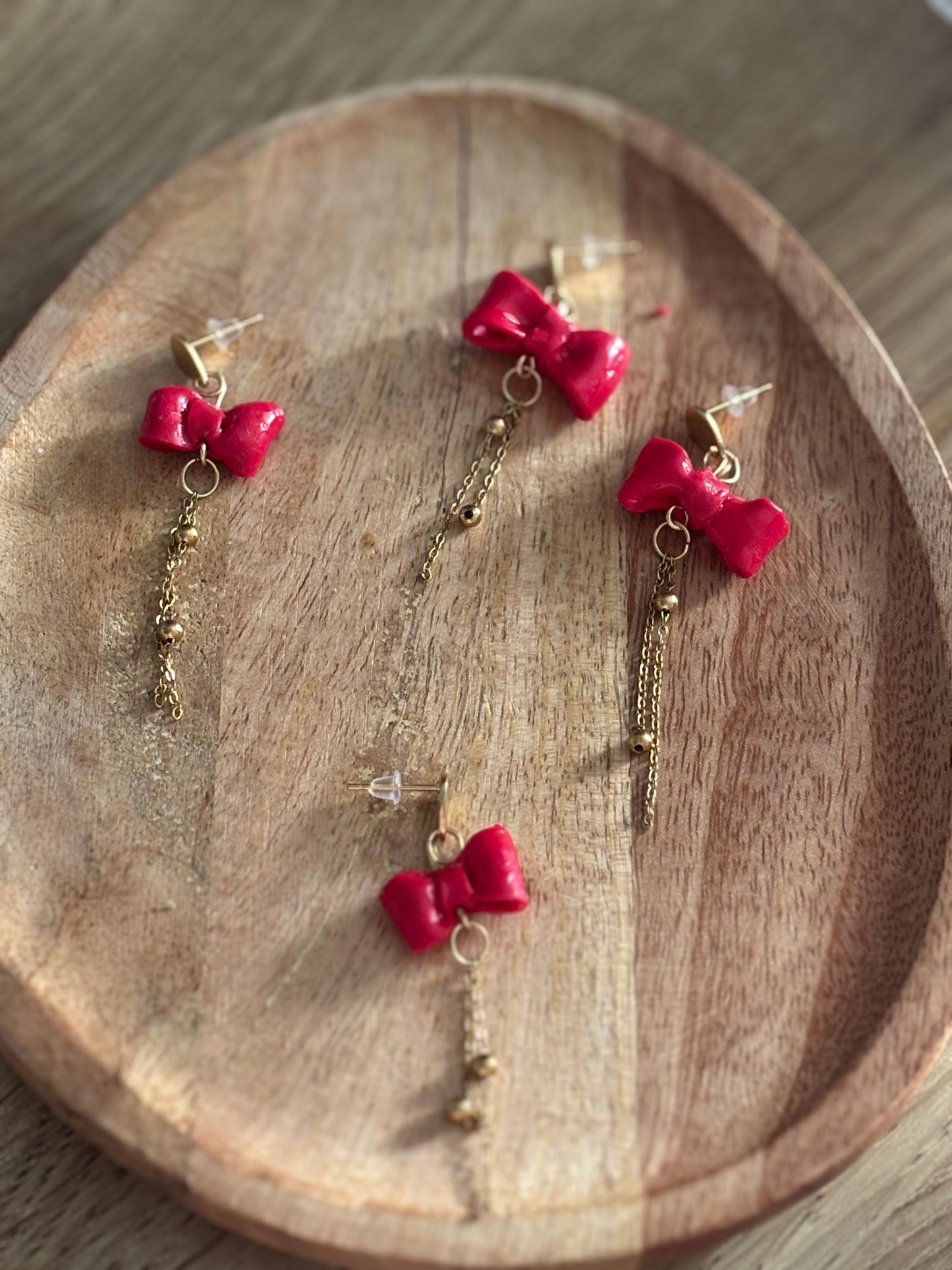 Boucles d’oreilles noeud