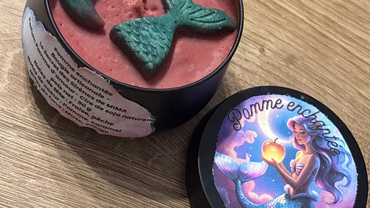 Bougie " pomme enchantée "