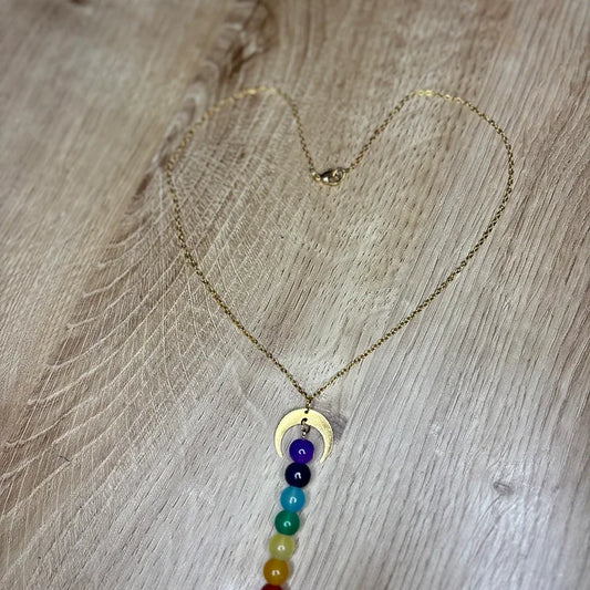 Collier " équilibre lunaire et chakras "