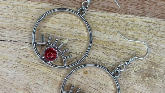 Boucles d’oreilles énergétiques « oeil d'ancrage «