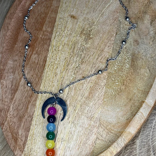 Collier “Équilibre Lunaire & Chakras”