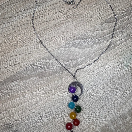 Collier " équilibre lunaire et chakras "